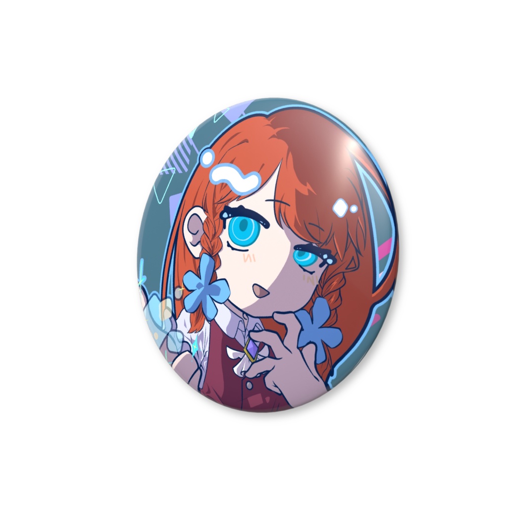 半透冥途と想創姫 缶バッジ