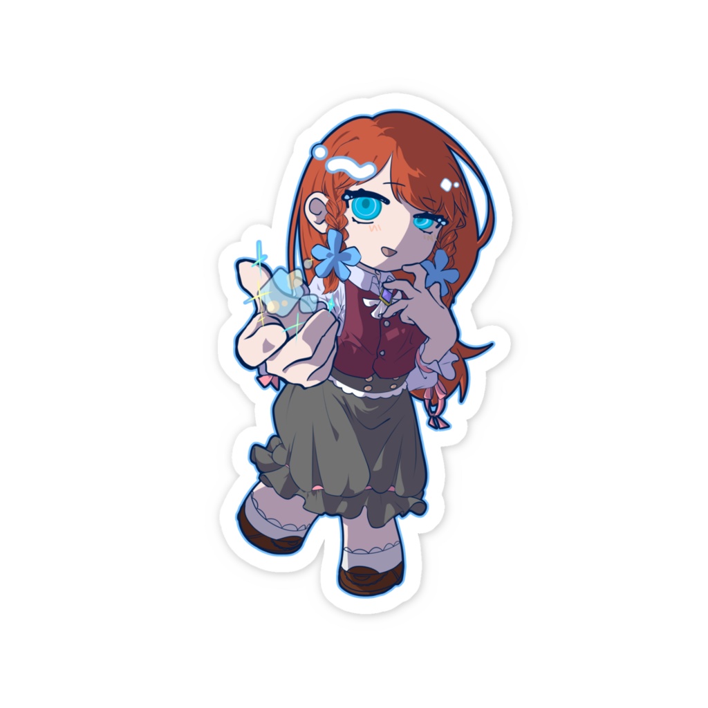 半透冥途と想創姫 ステッカー