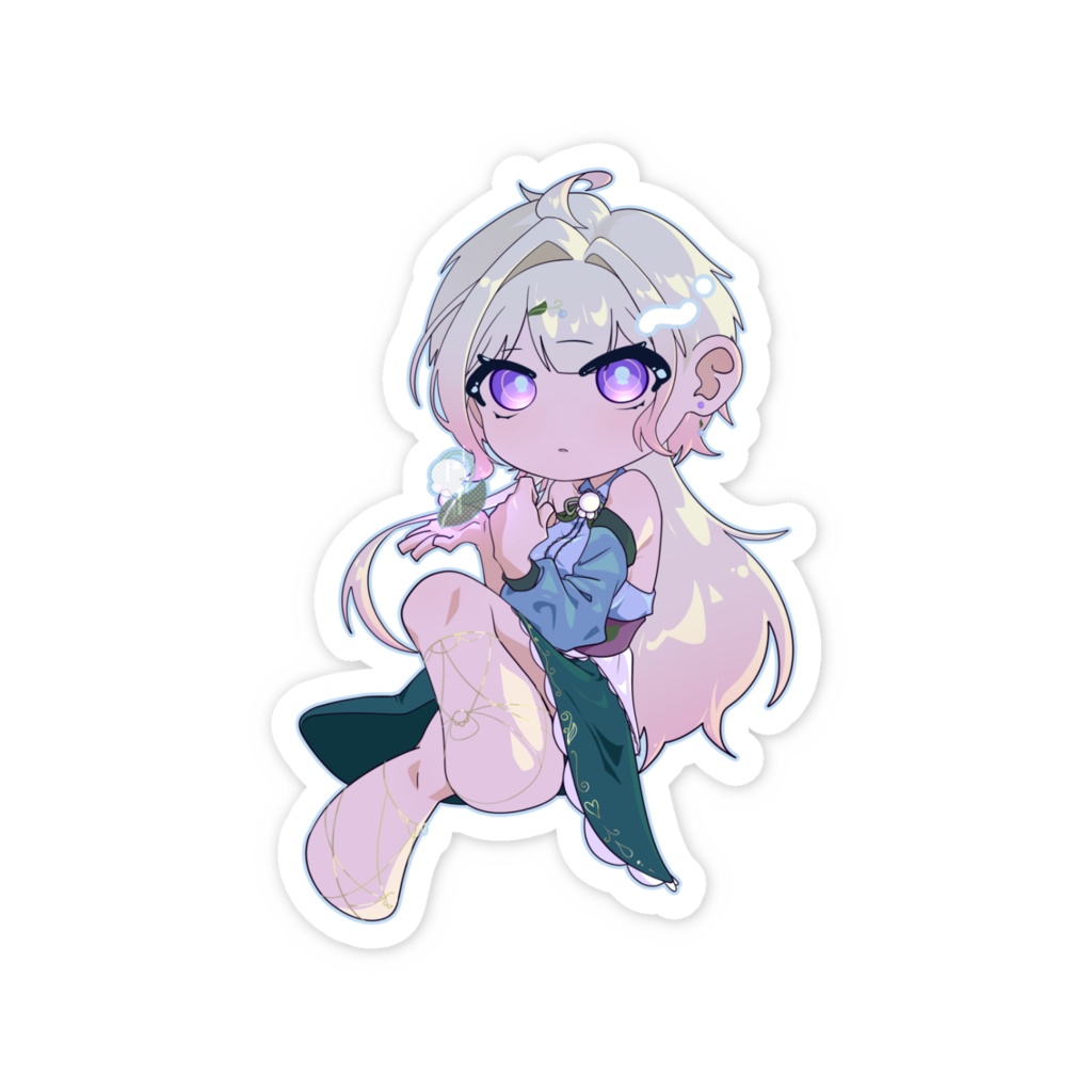 君影風蘭 ステッカー ミニキービジュ