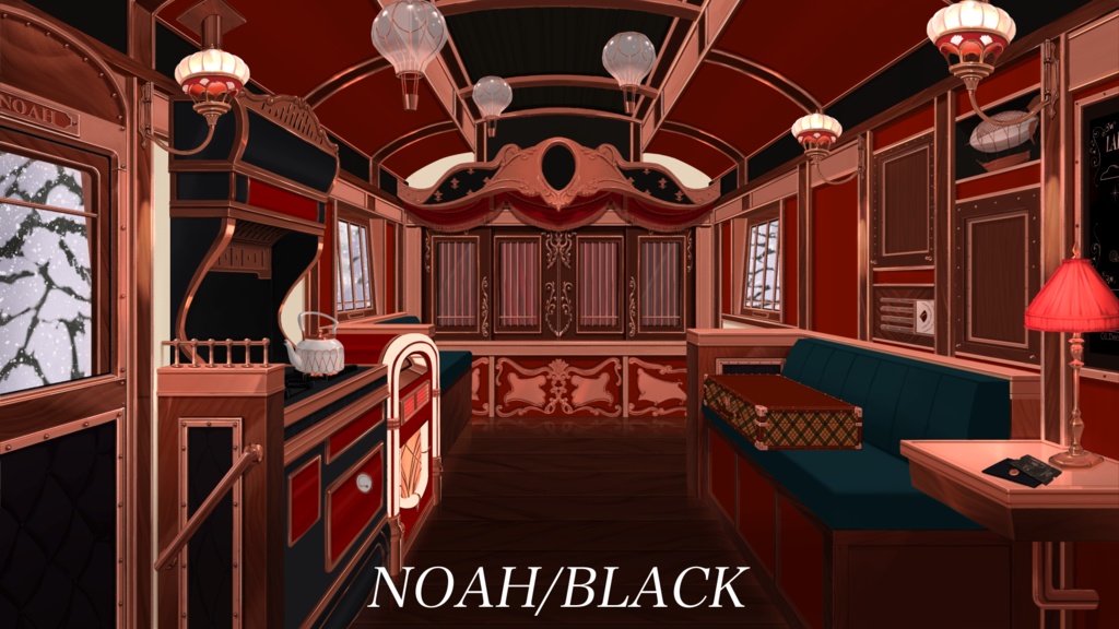 【動く配信背景】CARAVAN NOAH【Vtuber様向け】