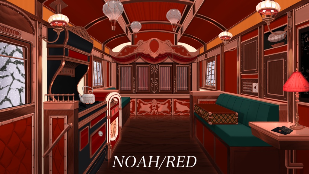 【動く配信背景】CARAVAN NOAH【Vtuber様向け】