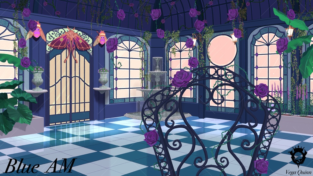 【動く配信背景】421号室 -FAIRY-【Vtuber様向け】