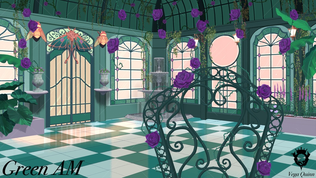 【動く配信背景】421号室 -FAIRY-【Vtuber様向け】