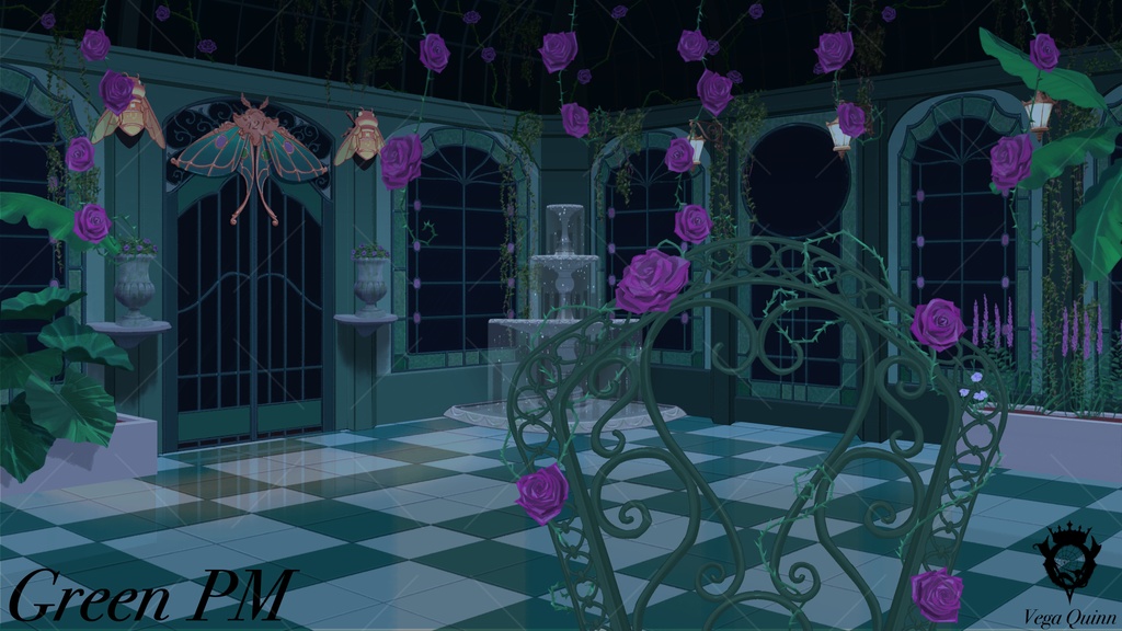 【動く配信背景】421号室 -FAIRY-【Vtuber様向け】