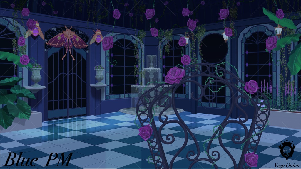 【動く配信背景】421号室 -FAIRY-【Vtuber様向け】