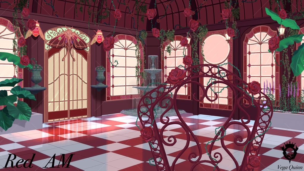 【動く配信背景】421号室 -FAIRY-【Vtuber様向け】