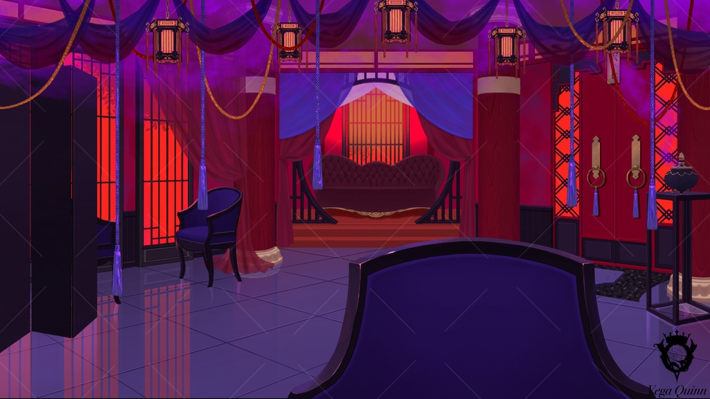 【動く配信背景】六〇七号室 -PRIDE-【Vtuber様向け】