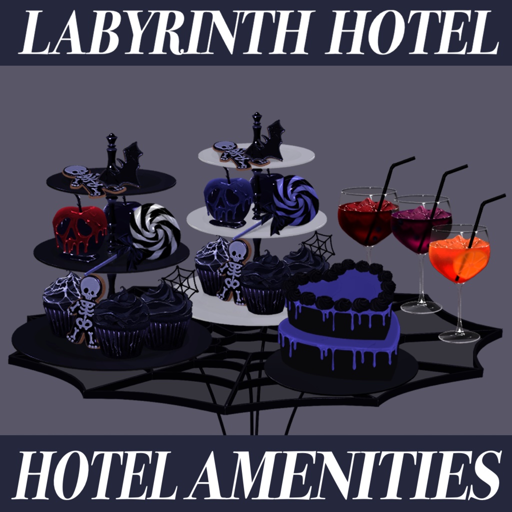 【前景パーツ】-AMENITIES-【Vtuber様向け】 vol.3