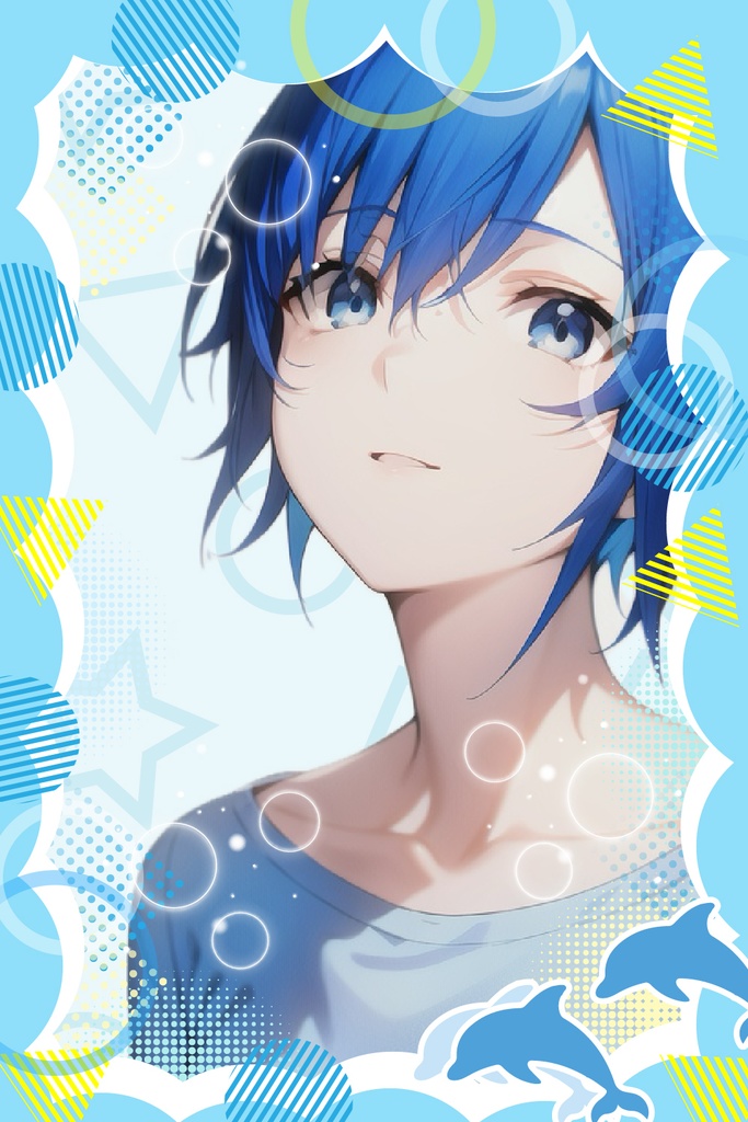 夏っぽいフレーム