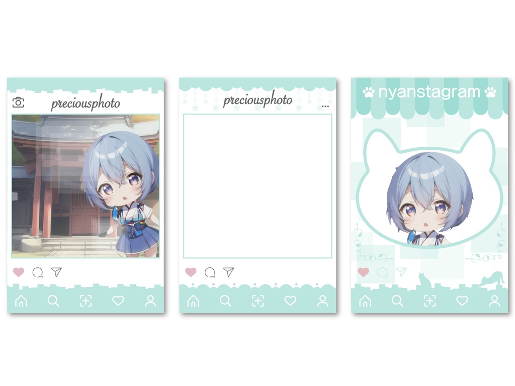 インスタ風フレーム