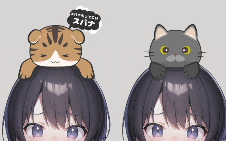 頭ネコ