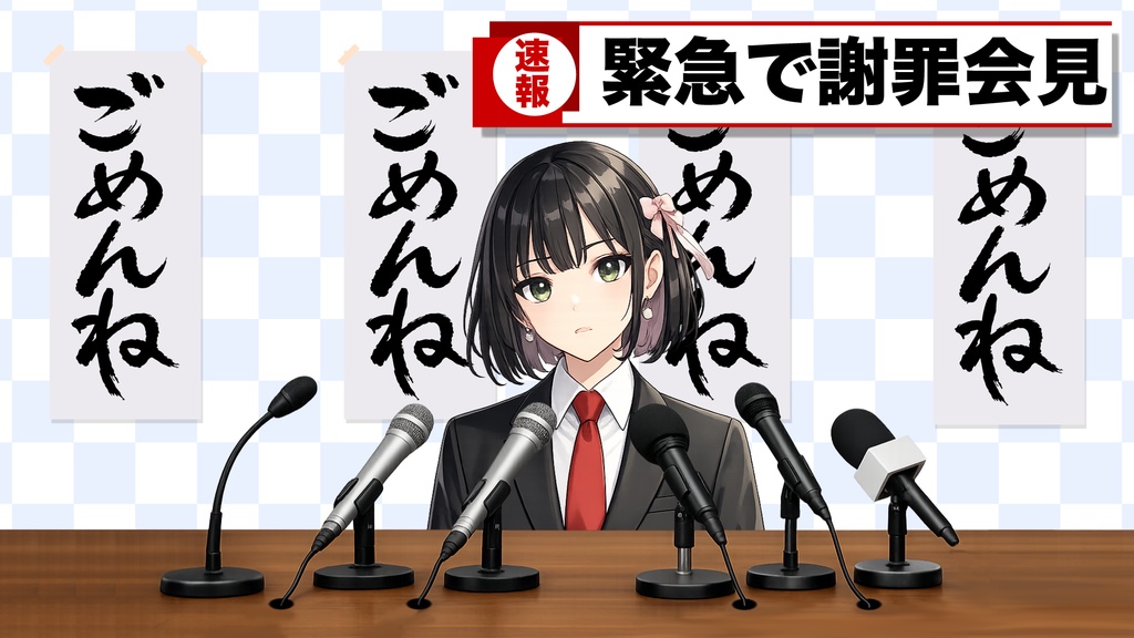 記者会見セット【無料】