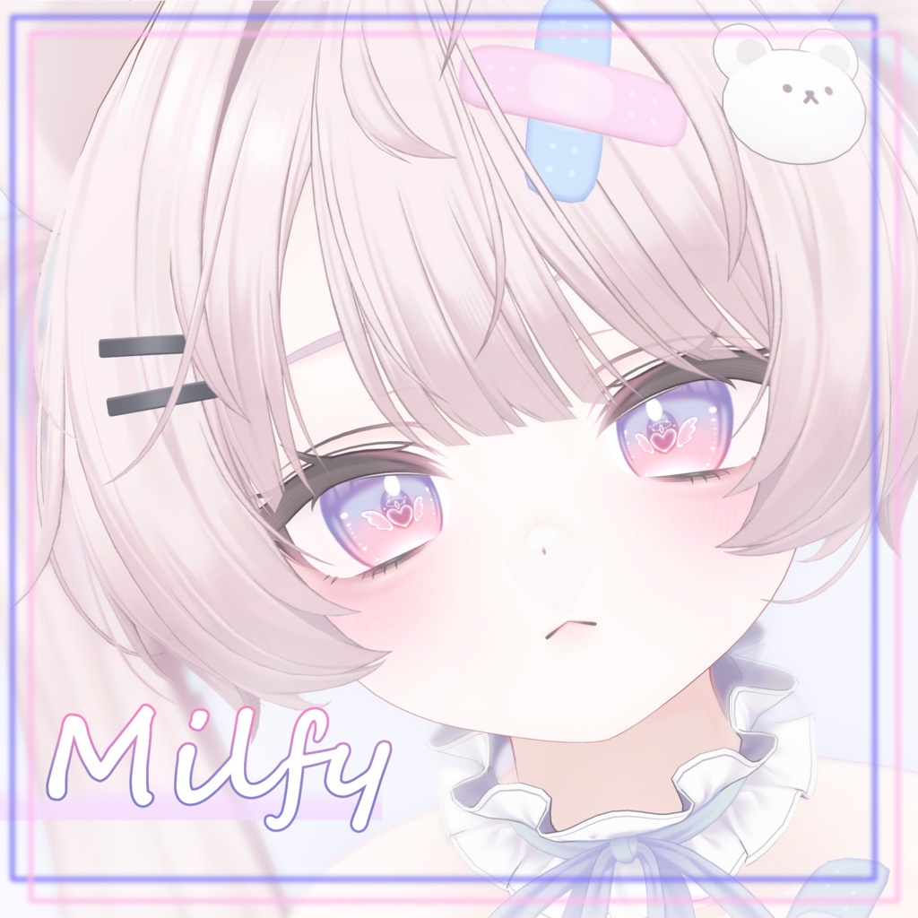 【9アバター対応】🫧🪽Bubble angel eye texture🪽🫧