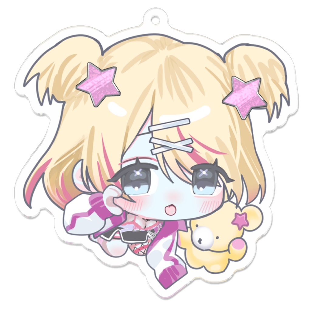Vtuberデビュー1周年記念アクリルキーホルダー