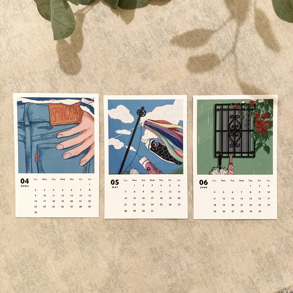 【お値下げ】2023年ポストカードサイズカレンダー