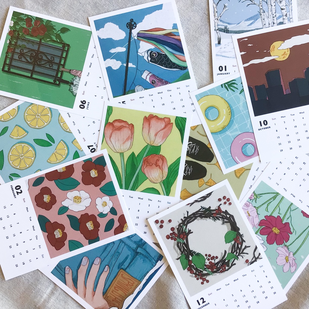 【お値下げ】2023年ポストカードサイズカレンダー