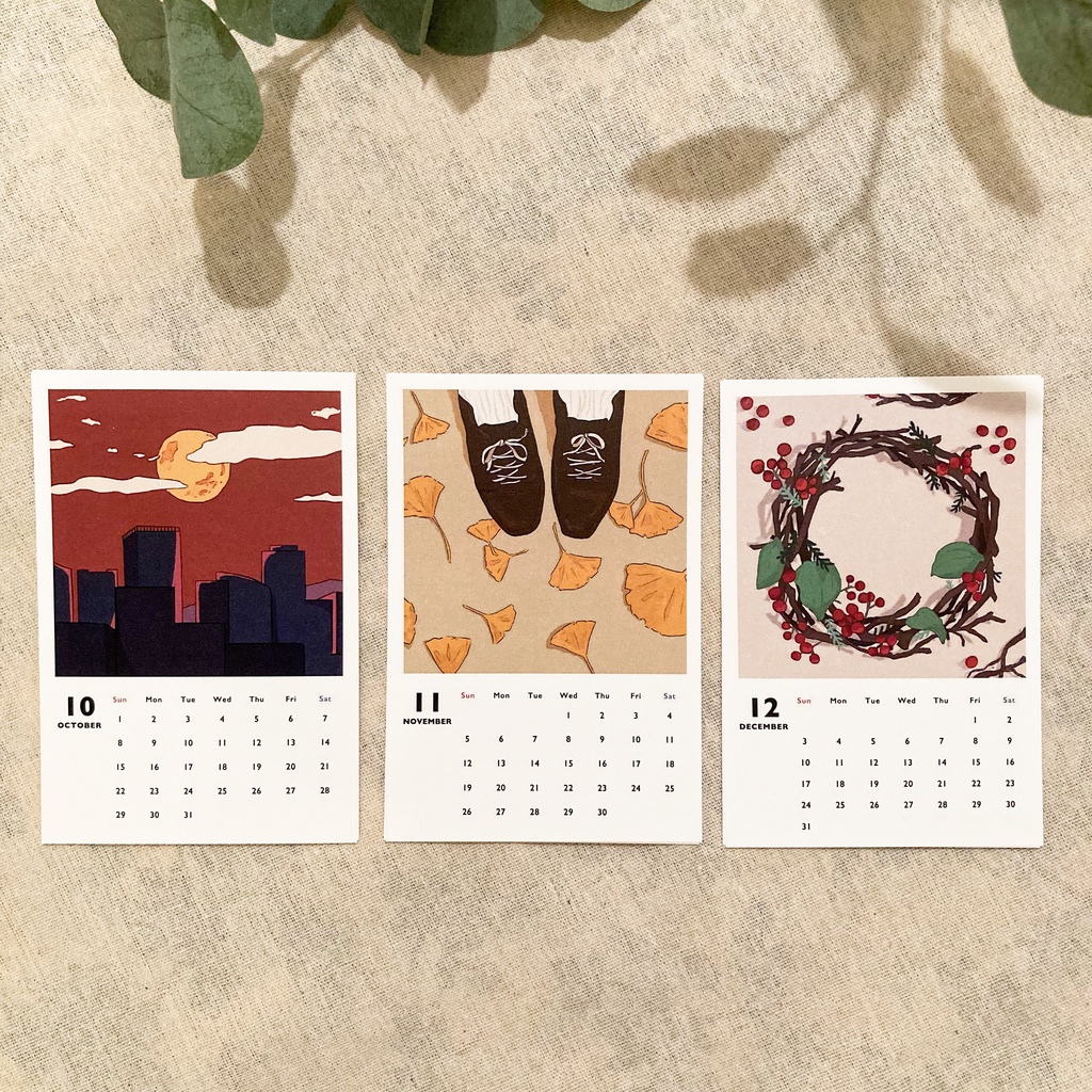 【お値下げ】2023年ポストカードサイズカレンダー