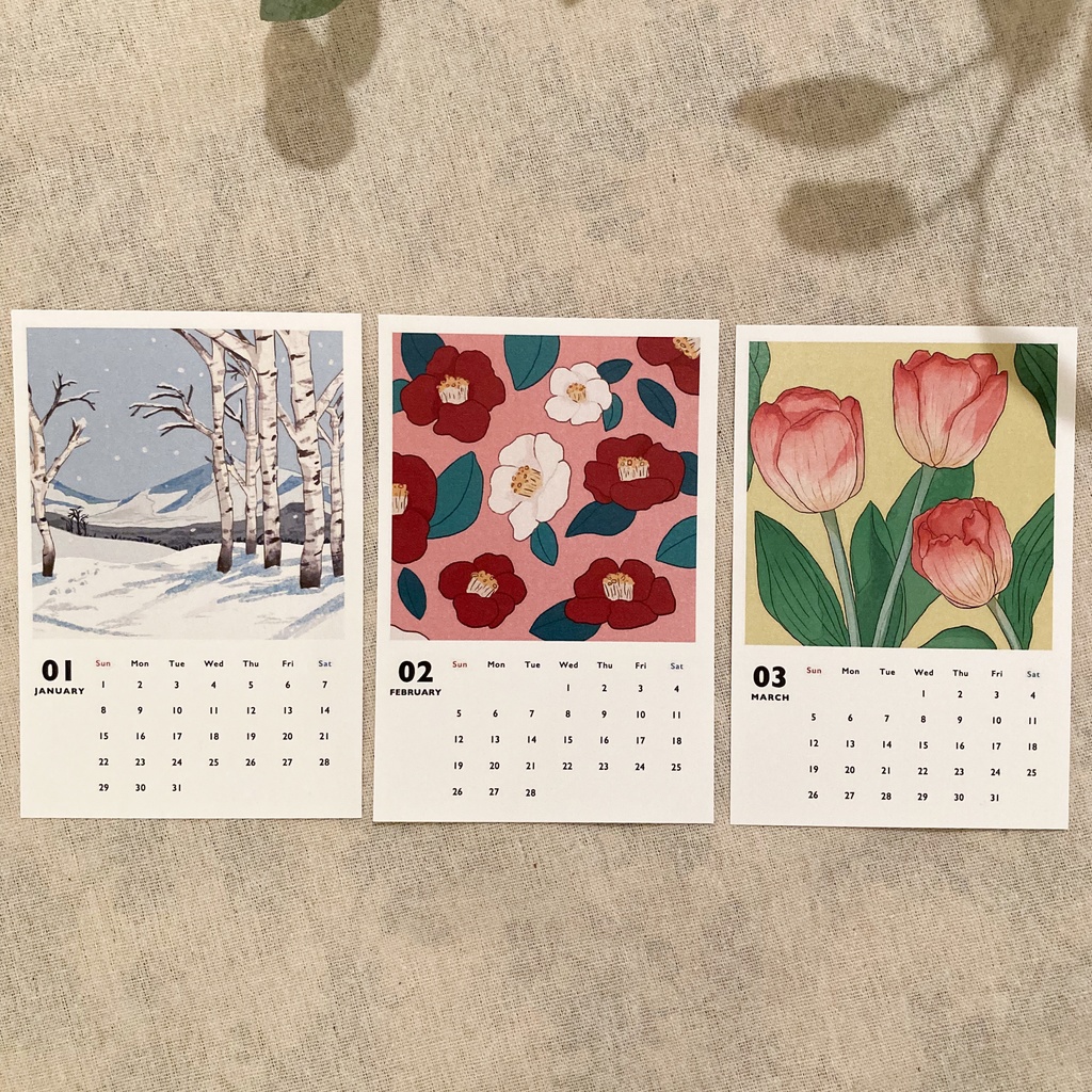 【お値下げ】2023年ポストカードサイズカレンダー
