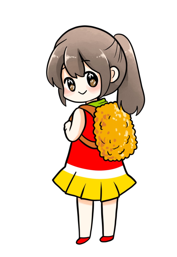 歩くシズル感!ビッグカツバッグ-サクサクver(3Dモデル)