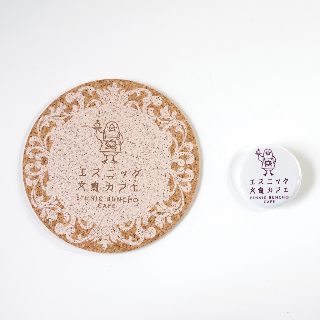 イラスト集同人誌+ノベルティセット【エスニック文鳥カフェ】