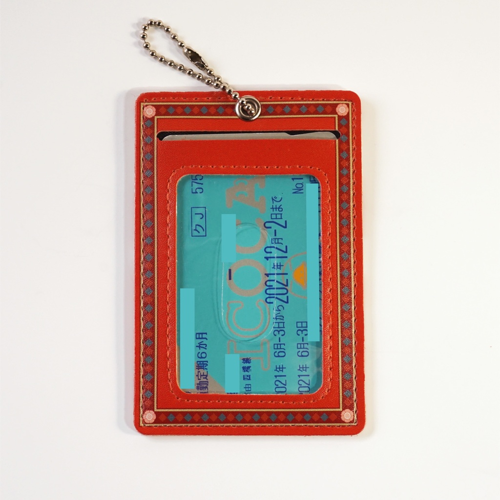 エスニック文鳥の定期入れ