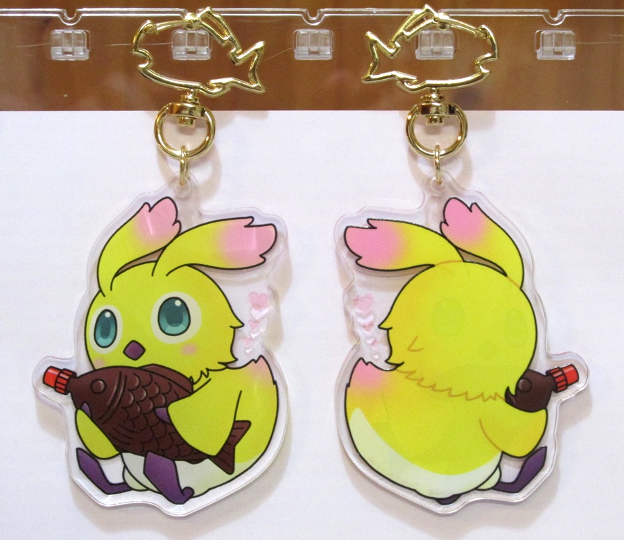 ラッピーちゃん醤油アクキー