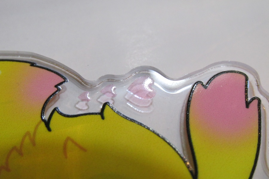 ラッピーちゃん醤油アクキー