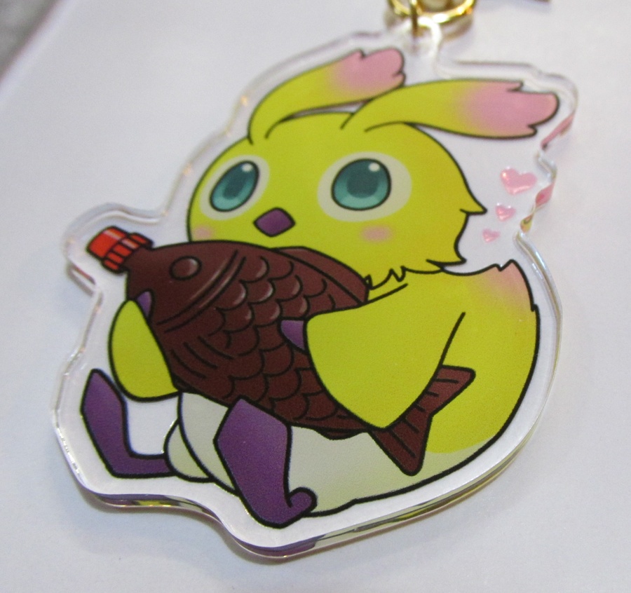 ラッピーちゃん醤油アクキー