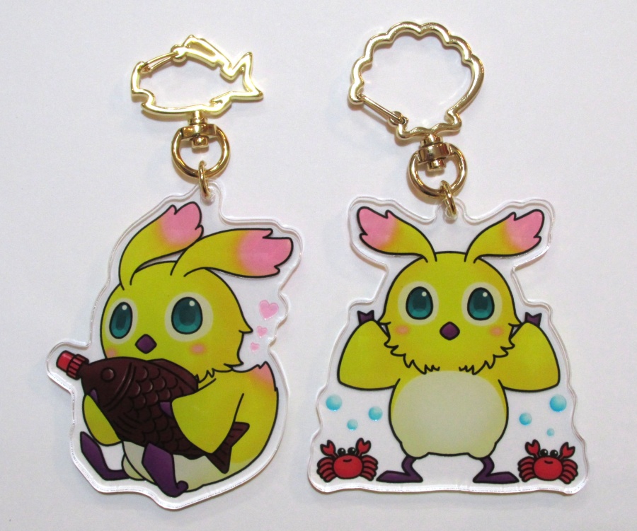 ラッピーちゃん醤油アクキー