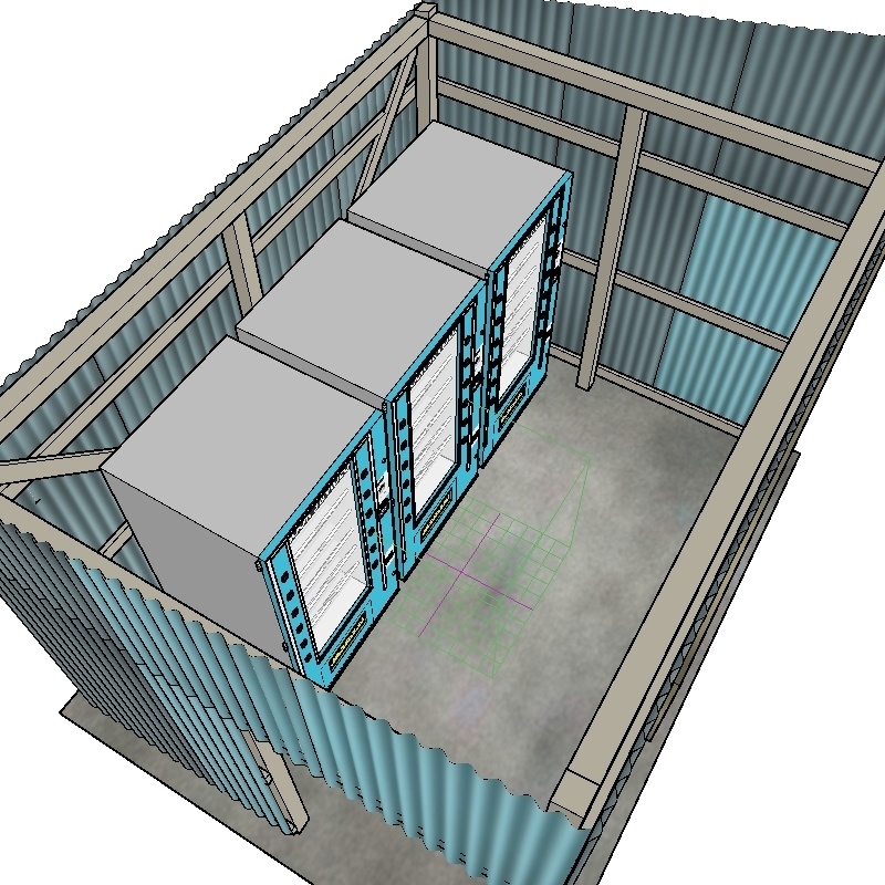 懐かしの自販機小屋