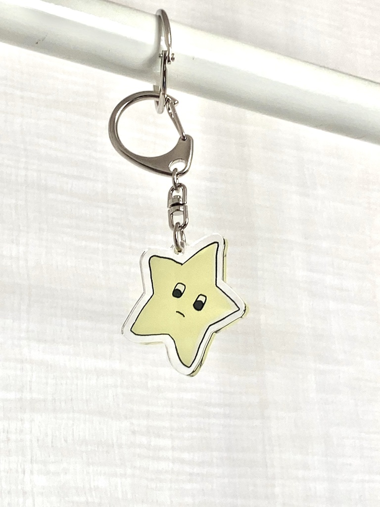 アクリルキーホルダー【01】隠キャの星くん