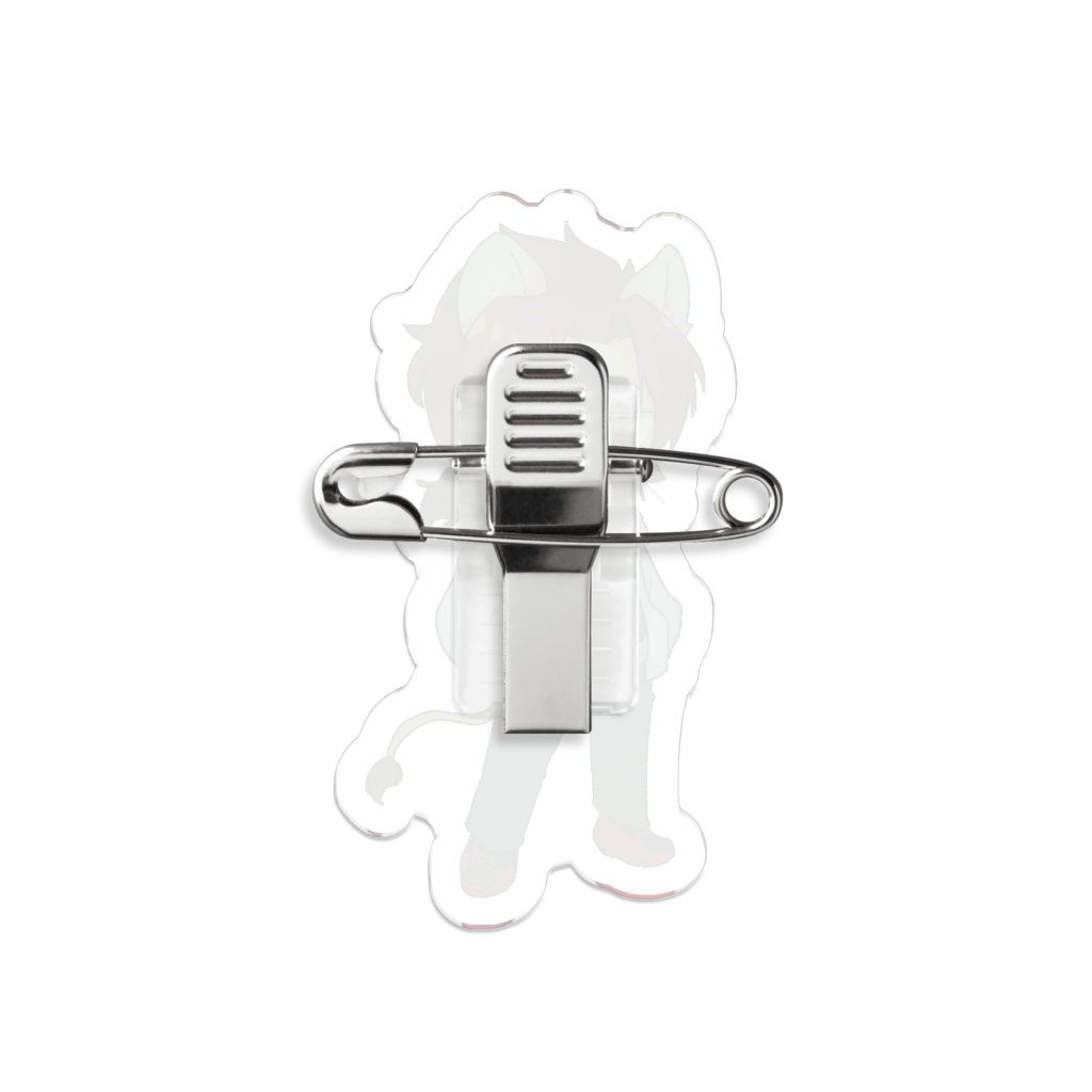 吼音ブシアクリルバッチ