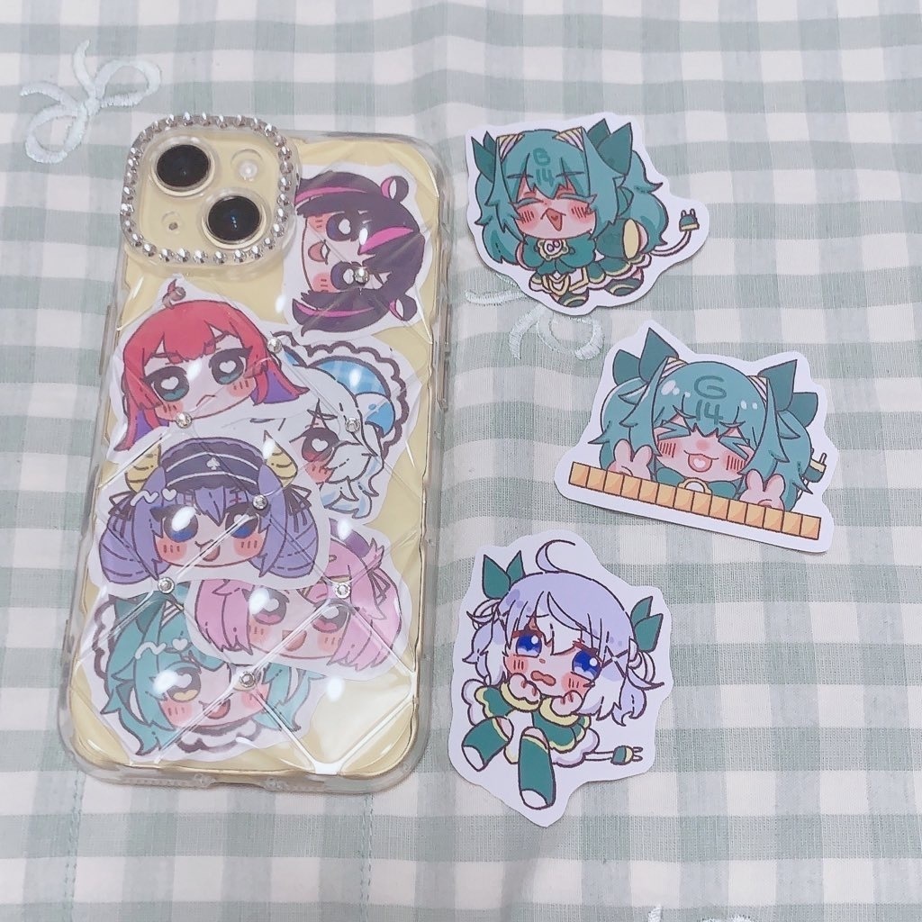 ファイトガール おかおシール