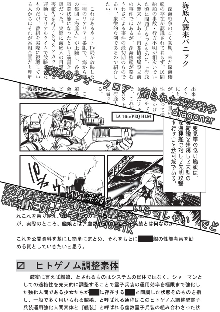 棲史叢書－深海棲艦耐弾試験合同－ - 全メカミリ火砲合同 - BOOTH