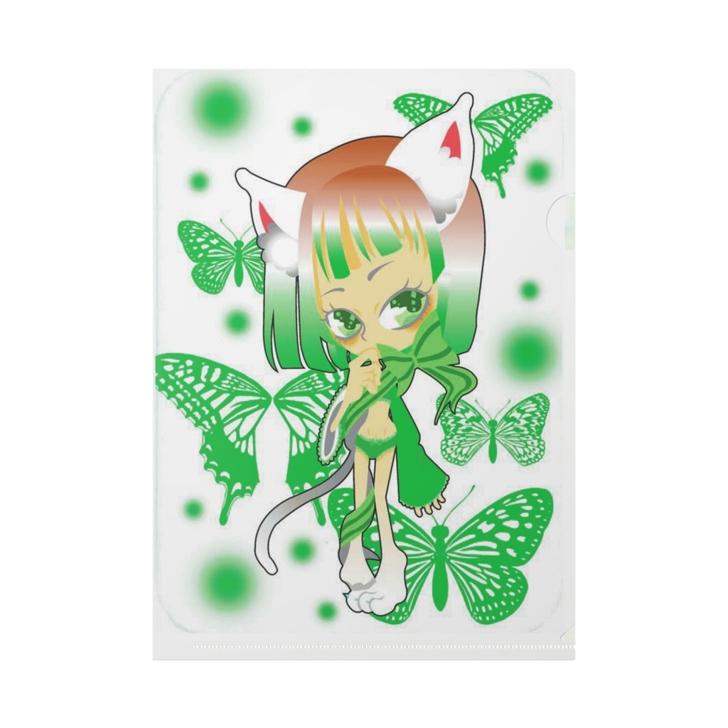 クリアファイル☆蝶と…。