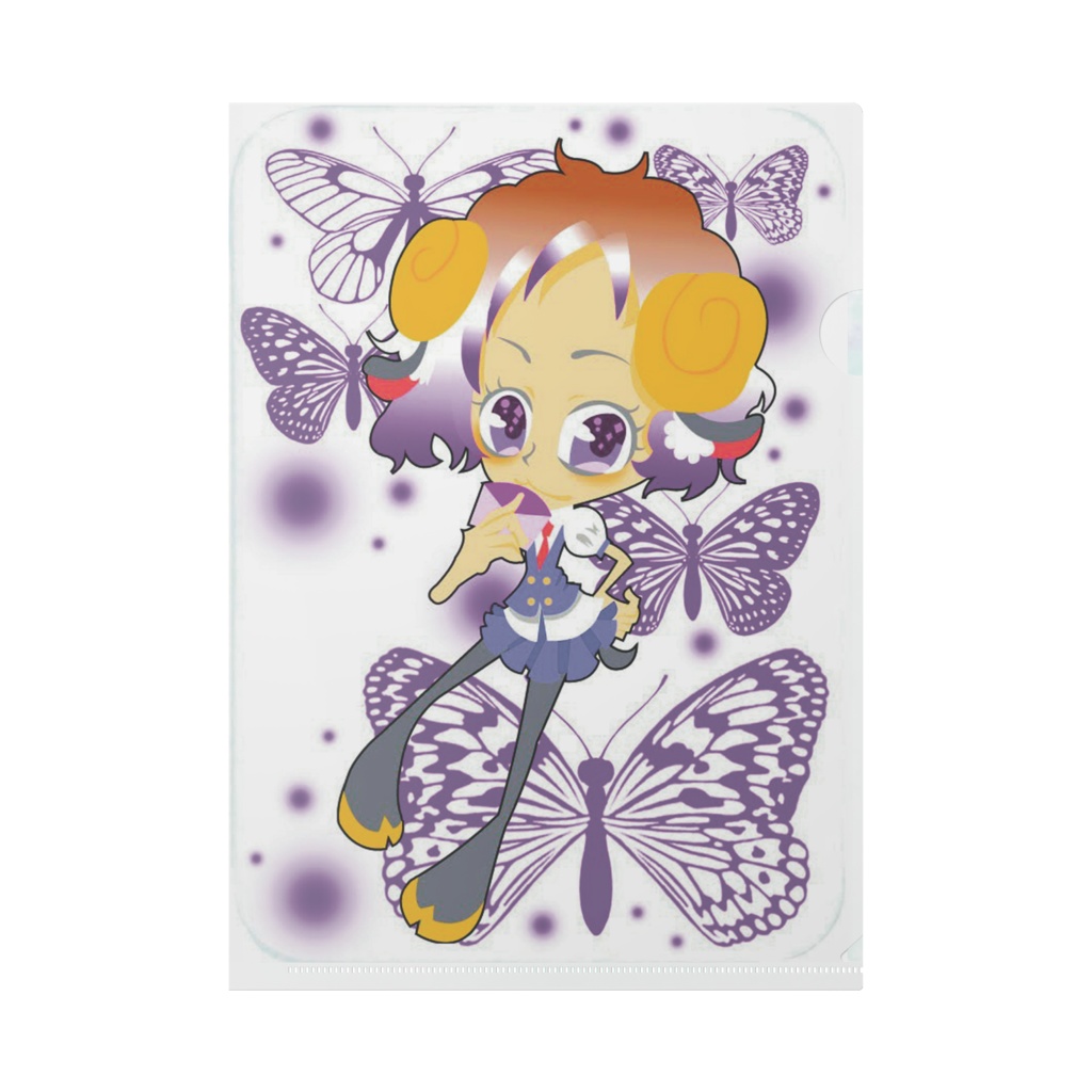 クリアファイル☆蝶と…。