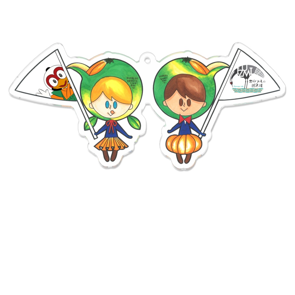 アクリルキーホルダー☆みかんちゃん