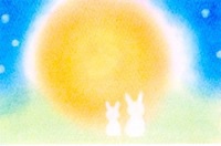 017お月見うさぎ★【黄/赤/紺】