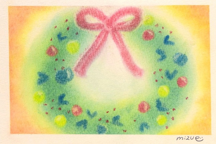 029クリスマスリース★★★【黄/青/赤】