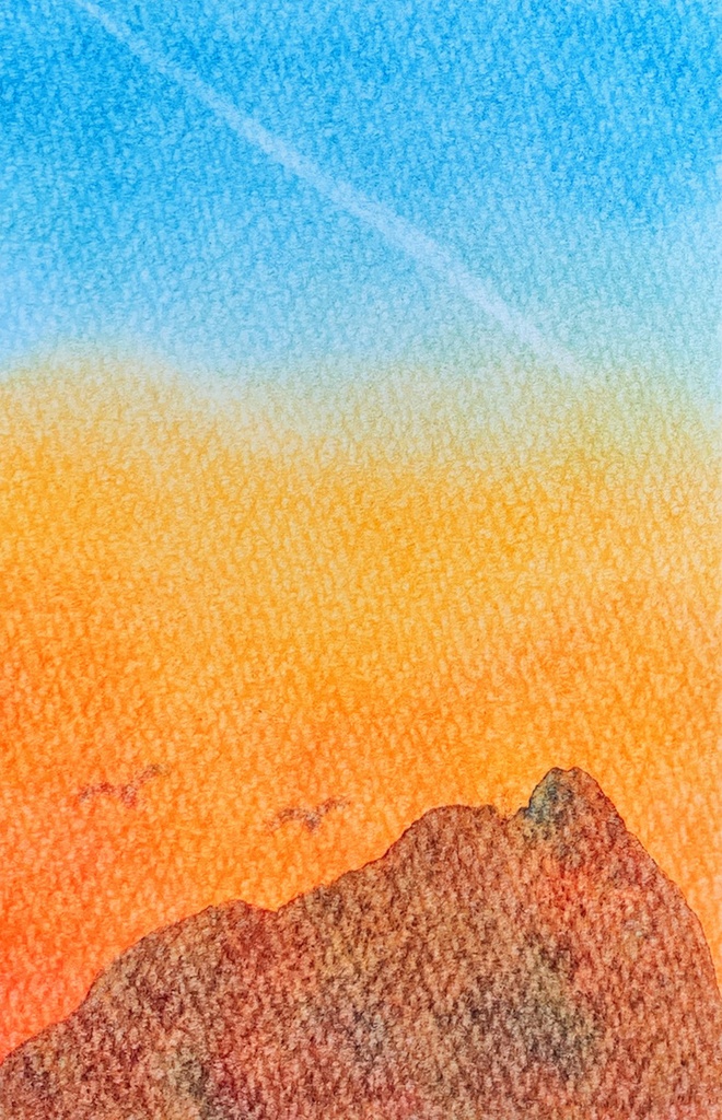 088飛行機雲★【赤/青/橙】