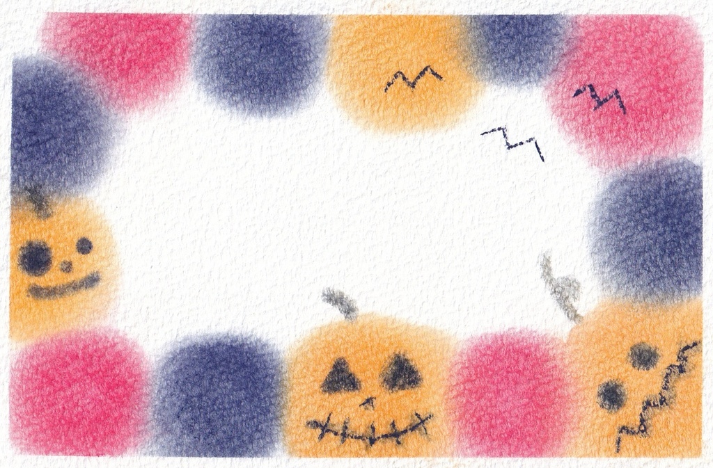 138ハロウィンカード★【橙/赤/紺】