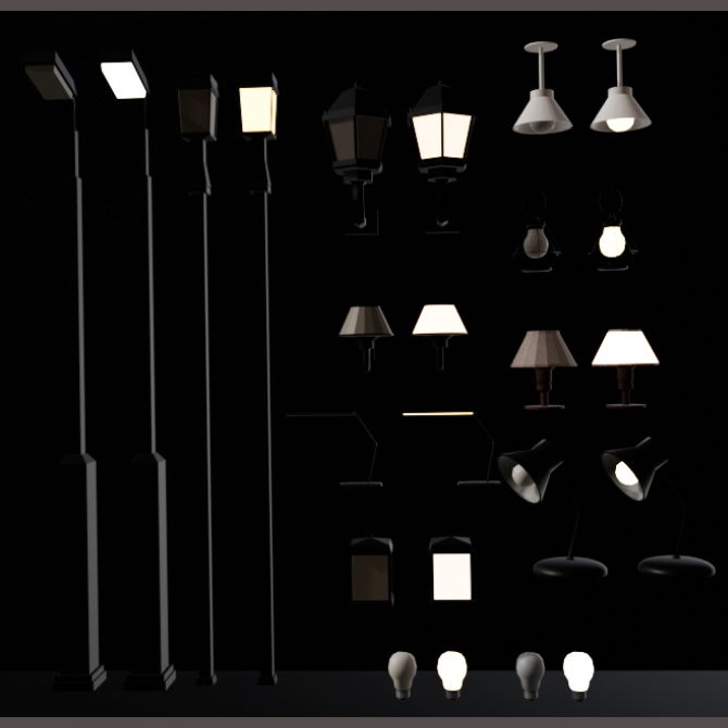 【3D】ライトセット(24点)