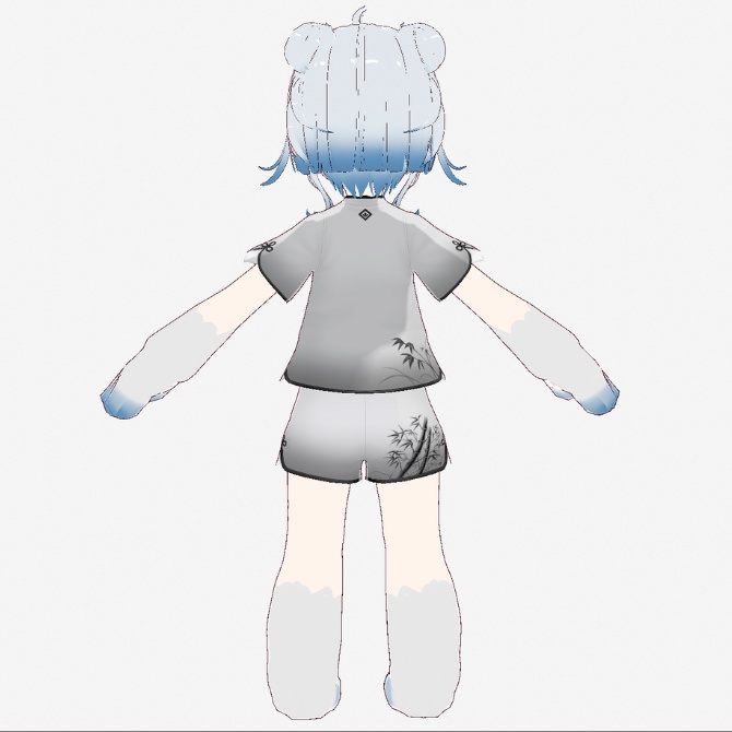 【Vroid/VRM】風李【3Dモデル】