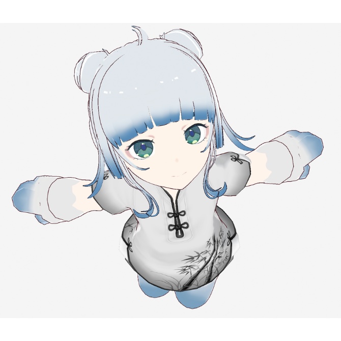 【Vroid/VRM】風李【3Dモデル】