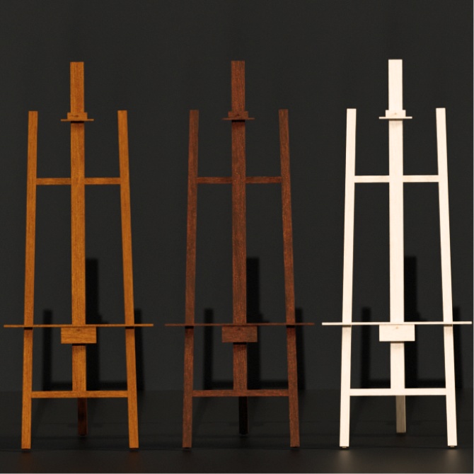 【3Ⅾ】イーゼル3色セット