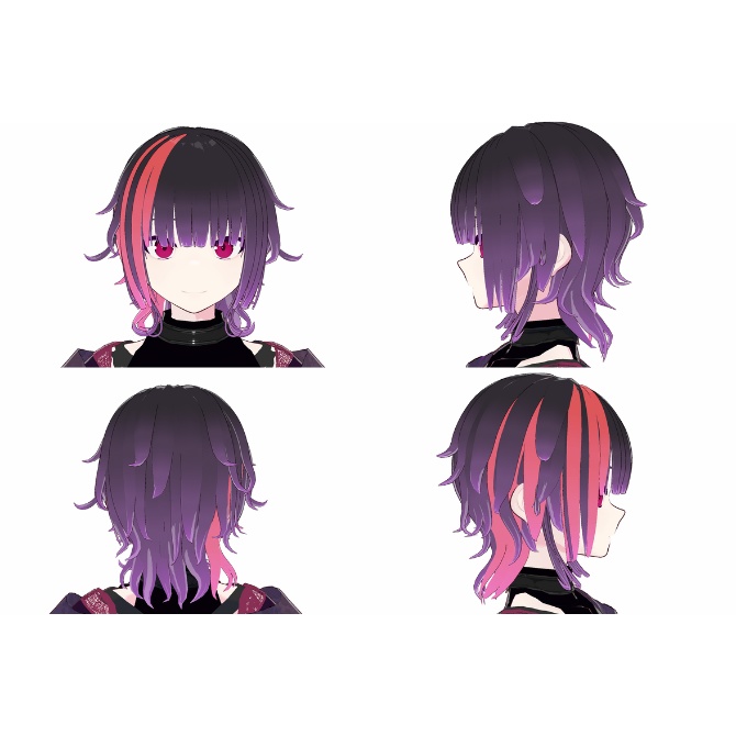 【Vroid/VRM】ルナ【3Dモデル】