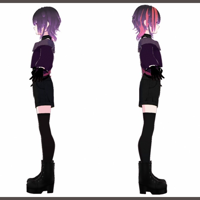 【Vroid/VRM】ルナ【3Dモデル】