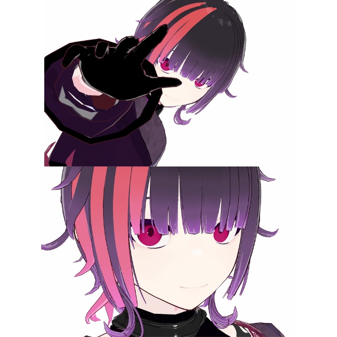 【Vroid/VRM】ルナ【3Dモデル】