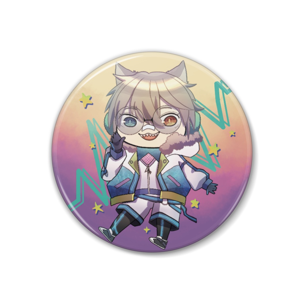 ねこまかろん缶バッヂverハッピーシンセサイザー