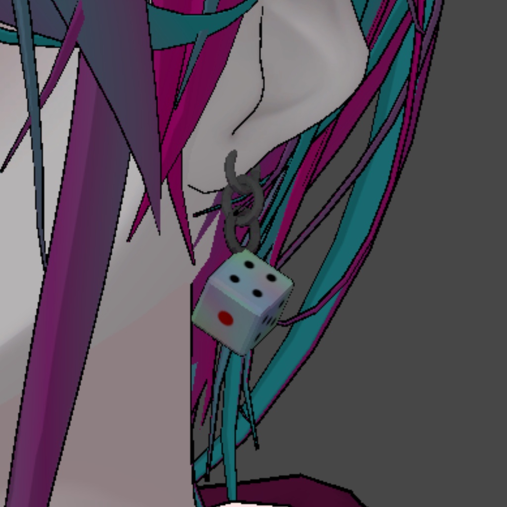 サイコロイヤリング